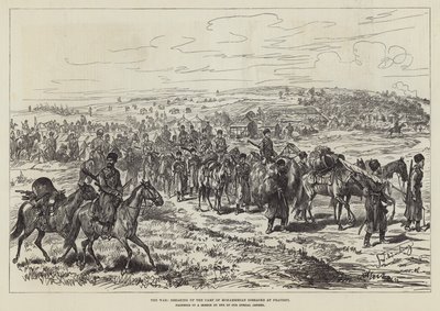 The War, Breaking Up the Camp of Mohammedan Cossacks at Fratesti by Johann Nepomuk Schonberg